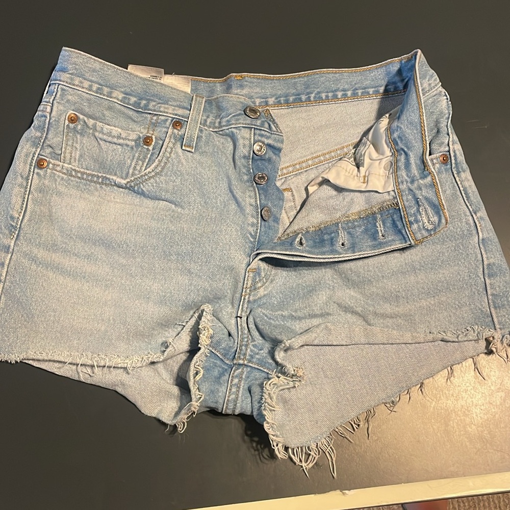 Levi’s high rise short- size W30 - one small stain on back (shown in picture)